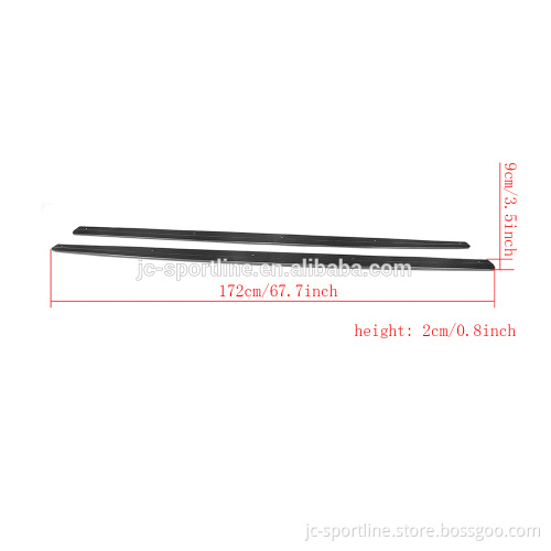 Carbon Fiber TT 8J Side Extension for Audi TT 8J TTS Convertible 08-14